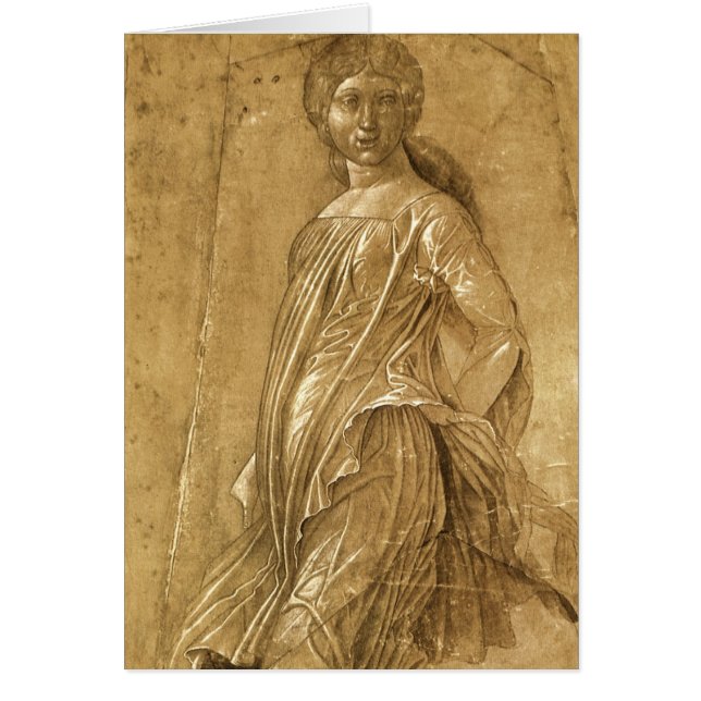 Parnassus, Dancing Muse by Andrea Mantegna Cards (Front)