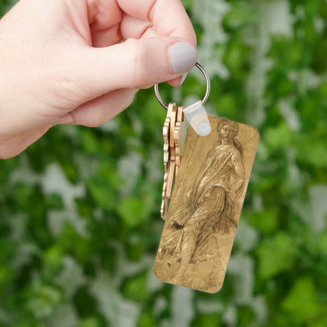 Parnassus, Dancing Muse by Andrea Mantegna Keychain (Hand)