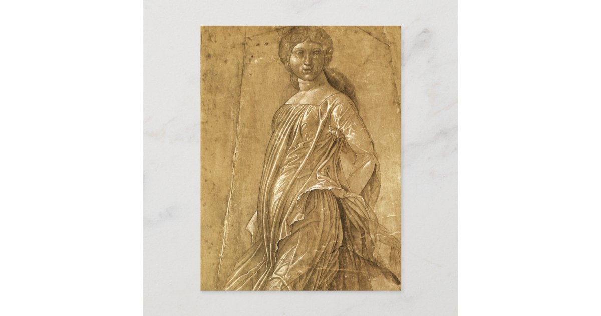 Parnassus, Dancing Muse by Andrea Mantegna Postcard | Zazzle