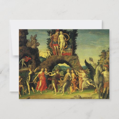 Parnassus; Mars and Venus by Andrea Mantegna Personalized Invite