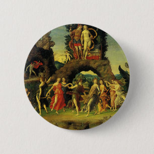 Parnassus, Mars and Venus by Andrea Mantegna Button