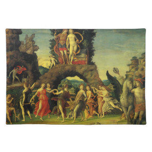 Parnassus, Mars and Venus by Andrea Mantegna Cloth Placemat