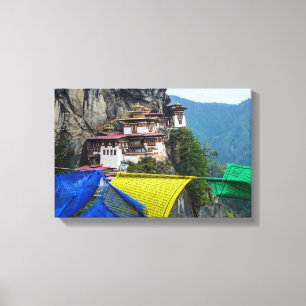 Paro Taktsang: The Tiger's Nest Monastery - Bhutan Canvas Print