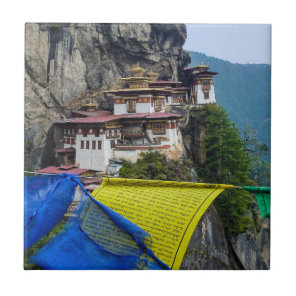 Paro Taktsang: The Tiger's Nest Monastery - Bhutan Ceramic Tile