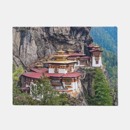 Paro Taktsang The Tigers Nest Monastery _ Bhutan Doormat