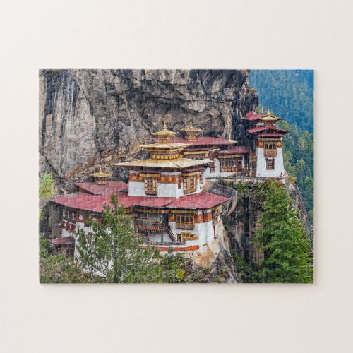 Paro Taktsang The Tigers Nest Monastery _ Bhutan Jigsaw Puzzle