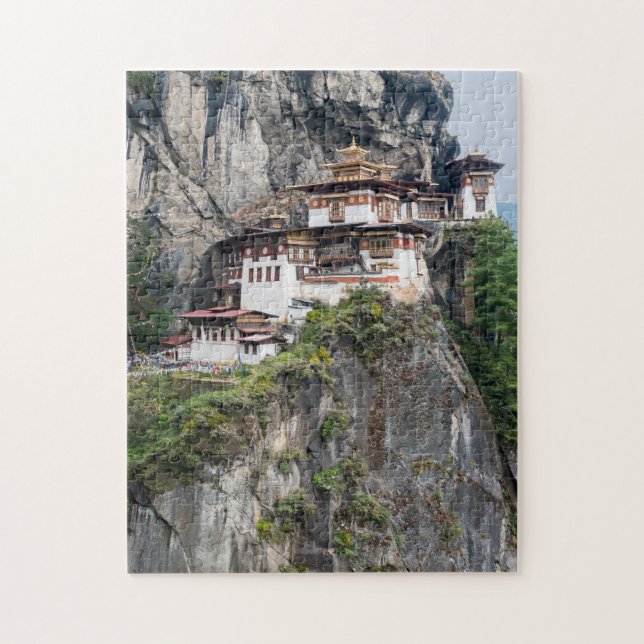 Paro Taktsang: The Tiger's Nest Monastery - Bhutan Jigsaw Puzzle (Vertical)