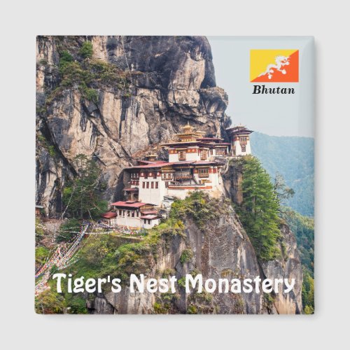 Paro Taktsang The Tigers Nest Monastery _ Bhutan Magnet