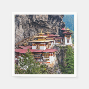 Paro Taktsang: The Tiger's Nest Monastery - Bhutan Napkins