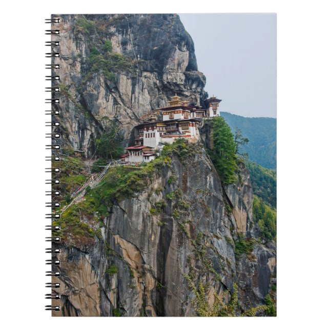 Paro Taktsang: The Tiger's Nest Monastery - Bhutan Notebook (Front)