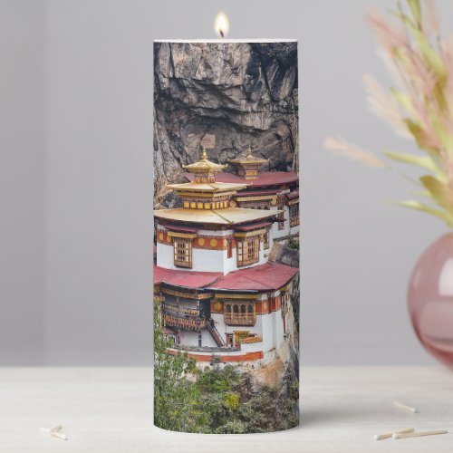 Paro Taktsang The Tigers Nest Monastery _ Bhutan Pillar Candle