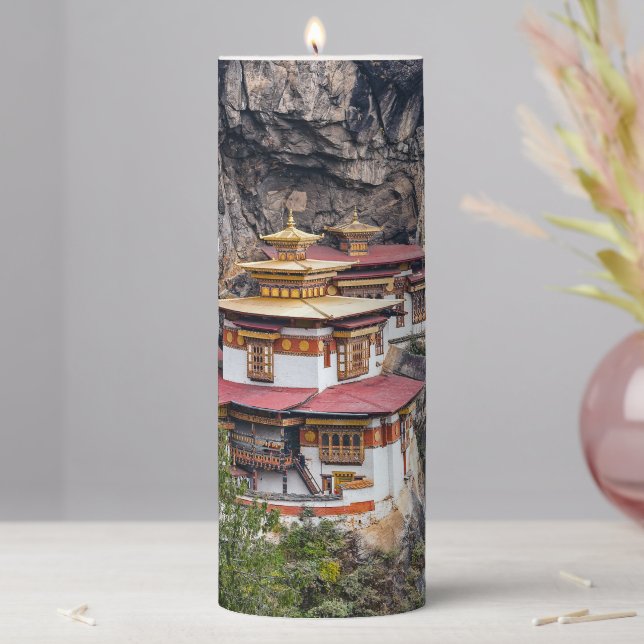 Paro Taktsang: The Tiger's Nest Monastery - Bhutan Pillar Candle (In Situ)