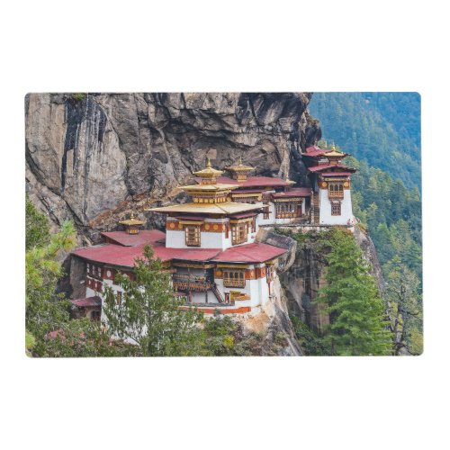 Paro Taktsang The Tigers Nest Monastery _ Bhutan Placemat