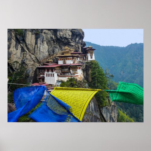 Paro Taktsang The Tigers Nest Monastery _ Bhutan Poster