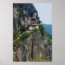 Paro Taktsang: The Tiger&#39;s Nest Monastery - Bhutan Poster