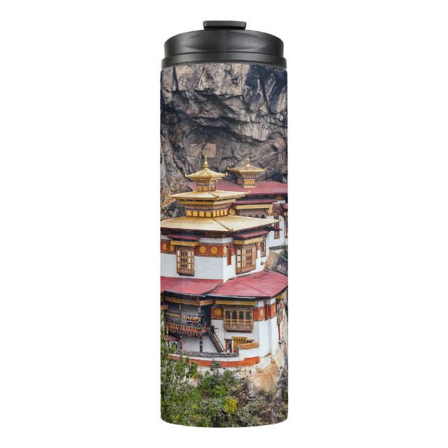 Paro Taktsang: The Tiger's Nest Monastery - Bhutan Thermal Tumbler (Front)