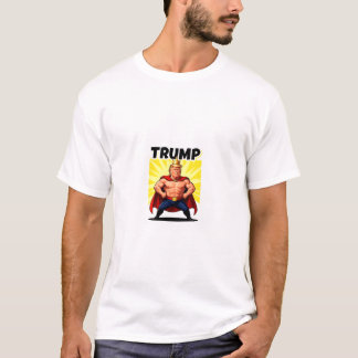 Parodic Superhero Trump Caricature T-Shirt