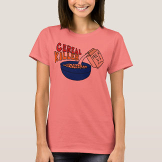 Parody Cereal Killer Breakfast Food Humor T-Shirt