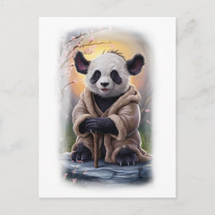 Parody Movie Design on a White Holiday Postcard