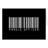 Parole Officer Bar Code (Front Horizontal)