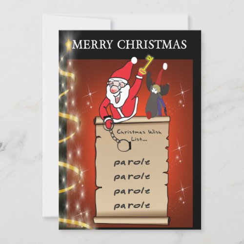PAROLE WISH LIST _ JAILMATECARDSCOUK _ CHRISTMAS THANK YOU CARD
