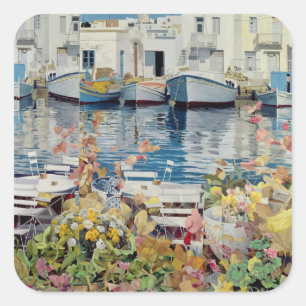 Paros 1985 square sticker