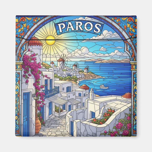 Paros Greece Islands Travel   Magnet (Front)