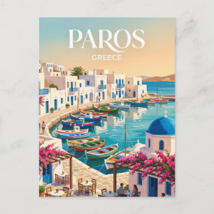 Paros Greece Postcard