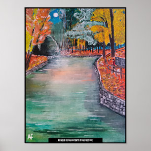 Parque de San Vicente Painting by Alfred Fox Poster