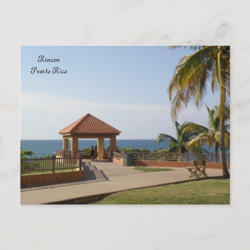 Parque del Faro Rincon Puerto Rico Postcard