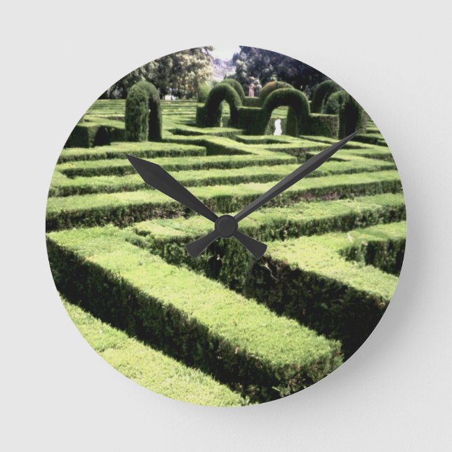 Parque del Laberinto, 1791 (photo) Round Clock (Front)