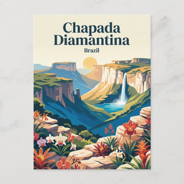 Parque Nacional da Chapada Diamantina Brazil Postcard (Front)