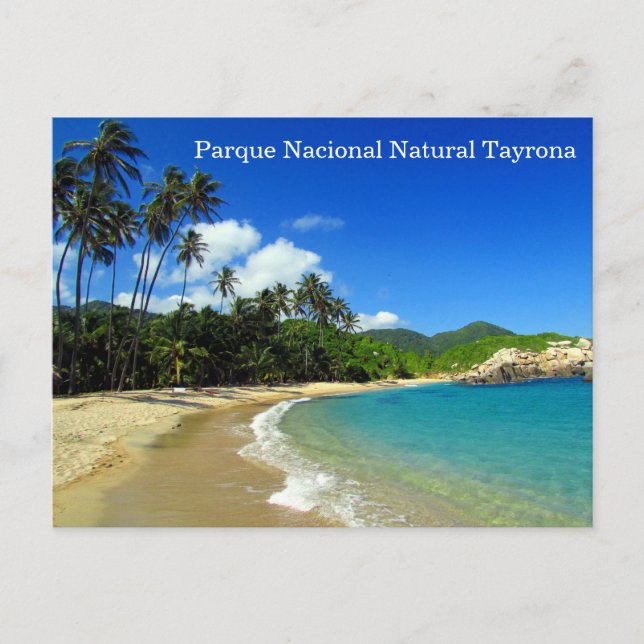 parque nacional natural tayrona postcard (Front)