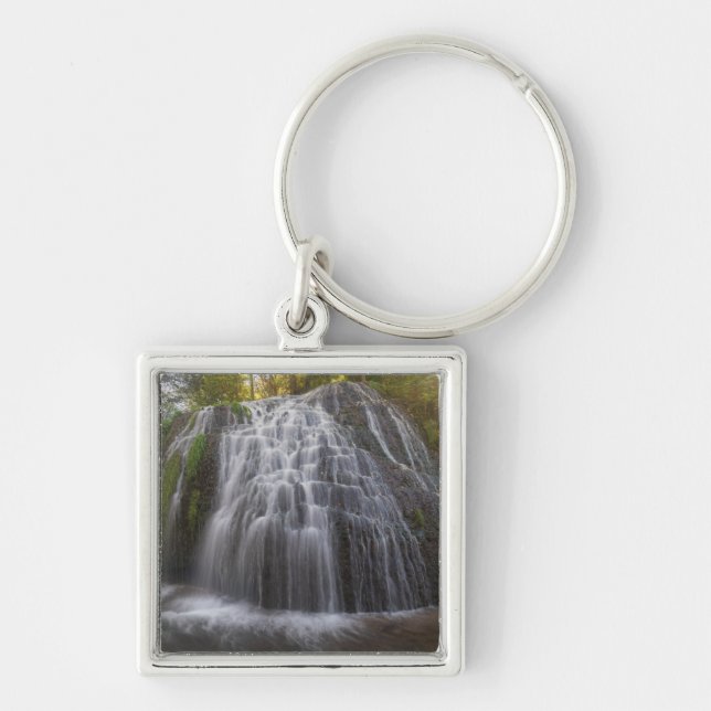 Parque Natural del Monasterio - Waterfall Keychain (Front)