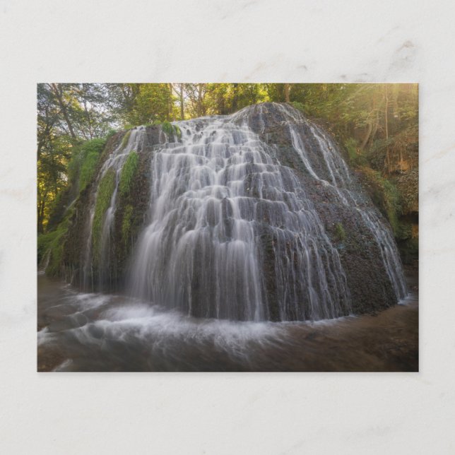 Parque Natural del Monasterio - Waterfall Postcard (Front)