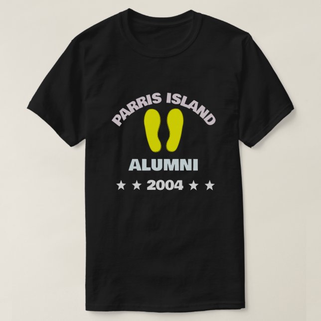 PARRIS ISLAND ALUMNI 04 T-Shirt (Design Front)