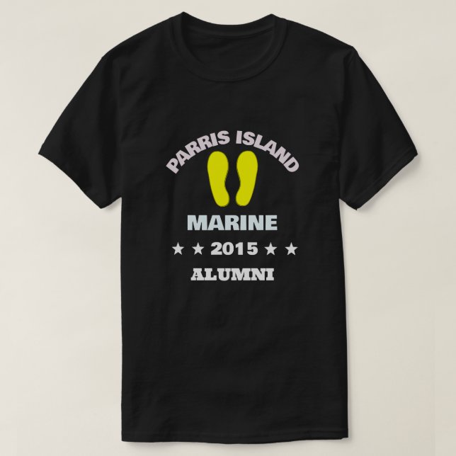 PARRIS ISLAND ALUMNI 15 T-Shirt (Design Front)