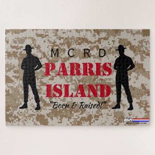 Parris Island Born  Raised 1014_Piece Puzzle