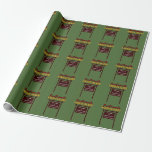 Parris Island "Sign" Linen Wrapping Paper - 30"x6'