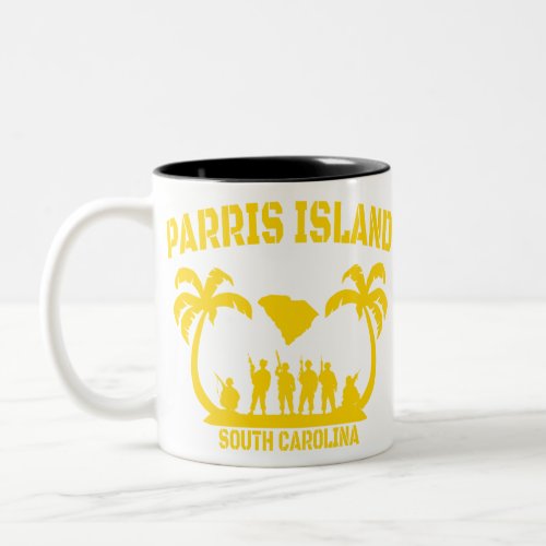 Parris Island South Carolina Two_Tone Coffee Mug