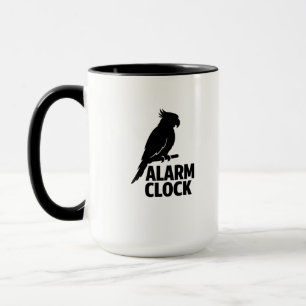 Parrot Alarm Clock Funny Pet Owner Mug