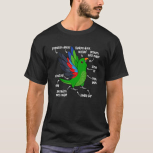 Parrot Anatomy I Male Eclectus T-Shirt