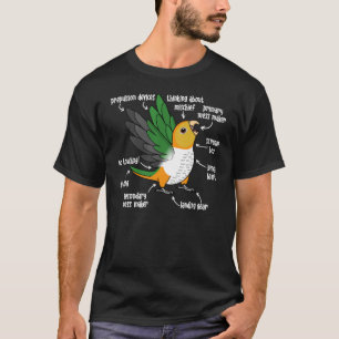 Parrot Anatomy I White bellied Caique T-Shirt