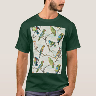 Parrot And Palm Decorative T-Shirt