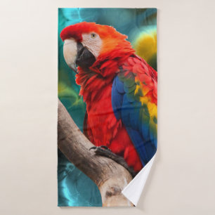 Parrot Art 1 Bathroom Towel Set