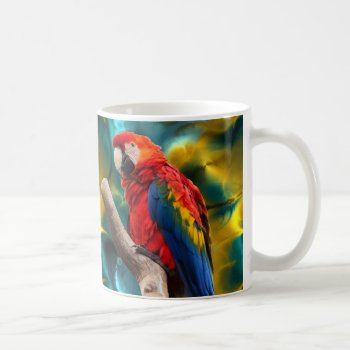 Parrot Art 1 Mug by Ronspassionfordesign at Zazzle