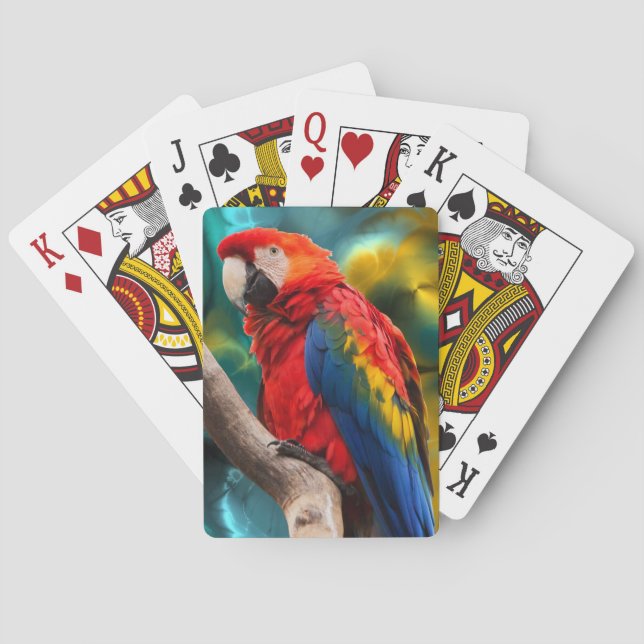 Parrot Art 1 Playing Cards (Back)
