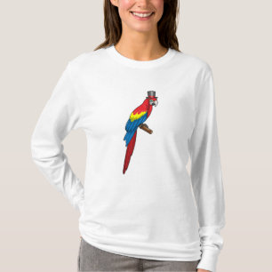 Parrot as Gentleman with Hat T-Shirt