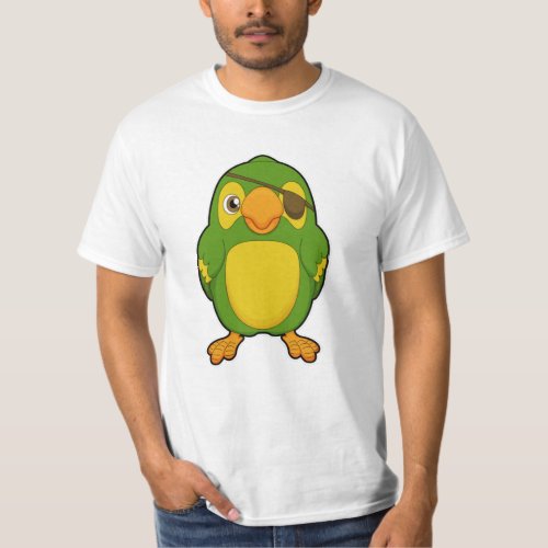 Parrot as Pirate with Eyepatch T_Shirt