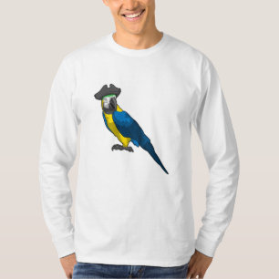 Parrot as Pirate with Hat T-Shirt
